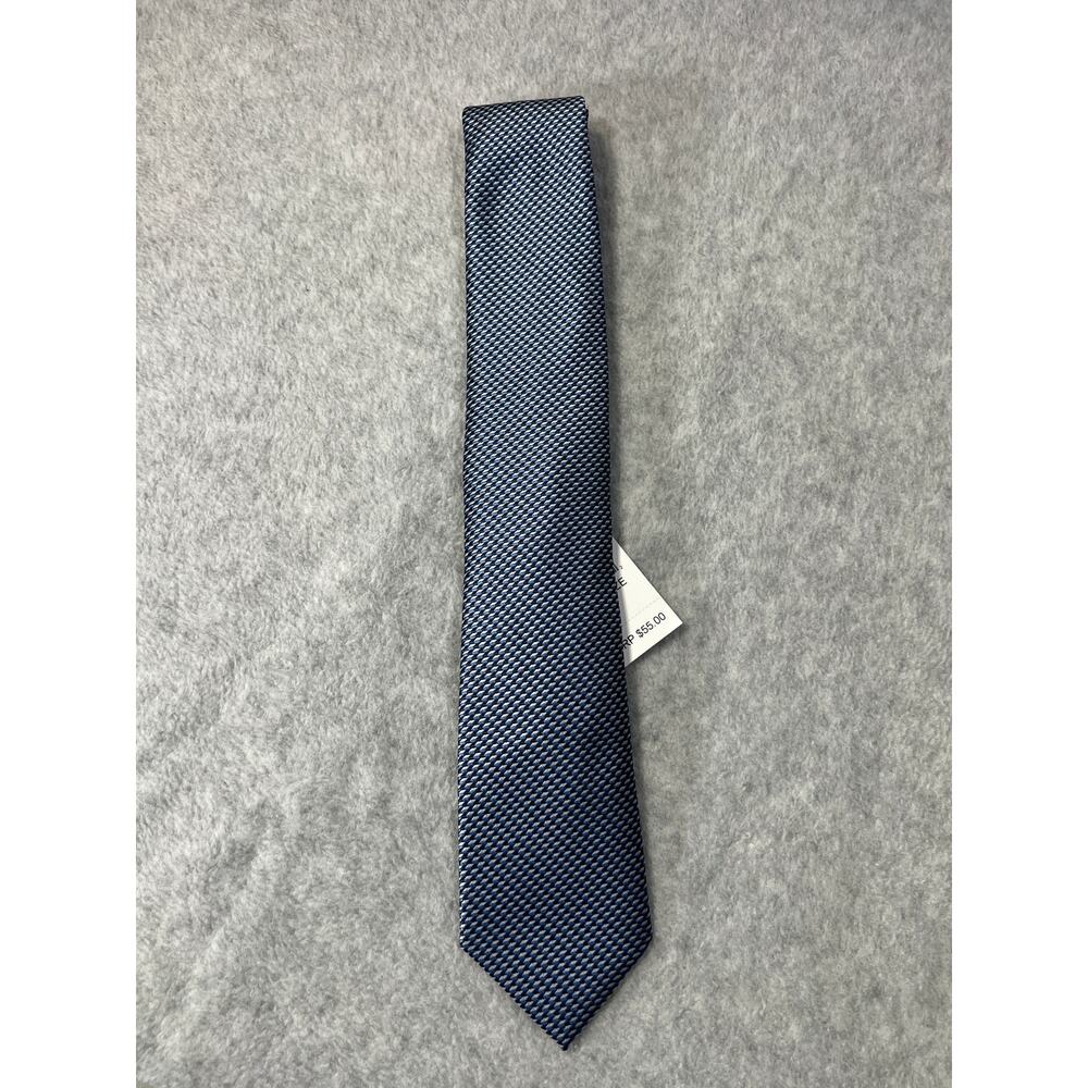 NEW - Perry Ellis Portfolio Bartolle Mini Navy Tie New with Tags